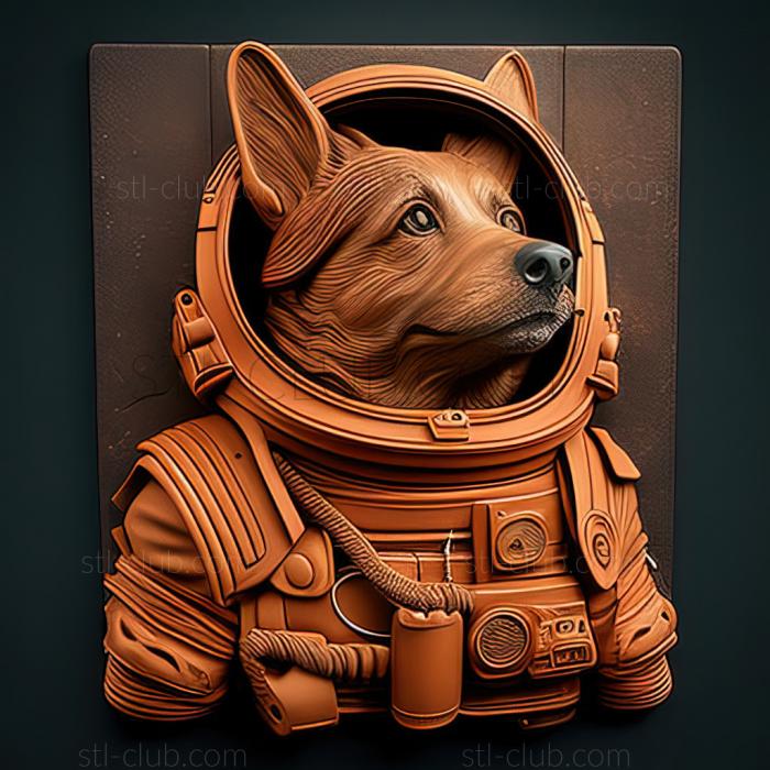 st Brave cosmonaut dog famous animal